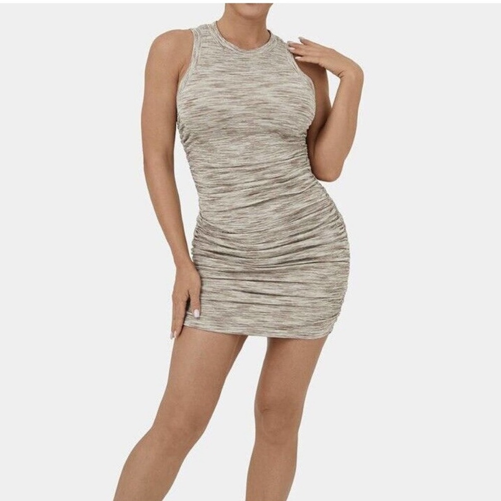 NWT Halara Bodycon dress rouched